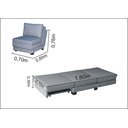 Ver imagem 7 de Poltrona Cama Mova_Mm Que Se Transforma em Sofá Cama Solteiro Reclinável Resistente e Confortável Em