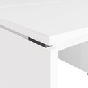 Ver imagem 5 de Mesa Escritório 2 Lugares 1,10m X 1,40m Pés Painel F5 Office Cor:branco
