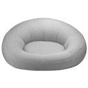 Ver imagem 2 de Puff Inflável Área Externa Outdoor Like Rivatti Capa Linho Cinza C/ Proteção Uv Capa Interna Pvc