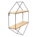 Ver imagem 2 de Prateleira Dupla Le Hexagonal 35,5x10x45,5cm Metal/mdf
