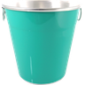 Balde Alumínio para Gelo 8 Litros Verde Esmeralda - 1