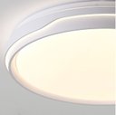 Ver imagem 2 de Plafon Moderno Prisma Branco 38cm Led 25w 3 em 1 Bivolt 16590-pl
