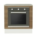 Ver imagem 5 de Balcão para Forno de Embutir 80 X 60 Cm com Tampo Branco/rustic Glamy, Stella Madesa Branco/rustic