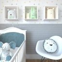 Ver imagem 7 de Conjunto com 2 Nichos Quarto Infantil Branco