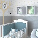 Ver imagem 1 de Conjunto com 2 Nichos Quarto Infantil Cinza/Cristal