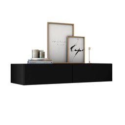 Aparador Buffet Suspenso Parede Pequeno Corredor Sala 90cm  - 2
