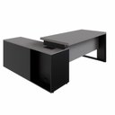Ver imagem 7 de Mesa em L para Escritório Mesa Dinâmica Industrial 1,50m 3 Gavetas MDP 150cm Cinza Sagrado com