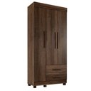 Ver imagem 1 de Guarda Roupa Copacabana New 3 Portas 2 Gavetas Benetil:imbuia