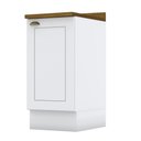 Ver imagem 1 de Balcão para Cozinha 01 Porta Americana Branco Nature  Henn
