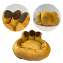 Ver imagem 2 de Cama de Pelúcia para Pets Desenho Pata 12x43cm Laranja