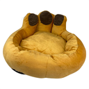 Ver imagem 1 de Cama de Pelúcia para Pets Desenho Pata 12x43cm Laranja
