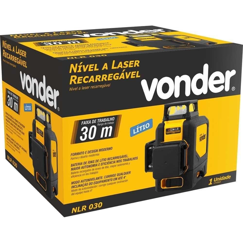 Nível Laser 30m 360g Recarregável Nlr030 Vonder - 2