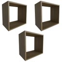 Ver imagem 3 de Conjunto 3 Nichos para Quarto Infantil 