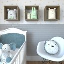 Ver imagem 7 de Conjunto 3 Nichos para Quarto Infantil Bege/Carvalho Mel