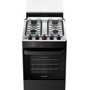 Ver imagem 5 de Fogão a Gás Esmaltec Mesa Inox Tampa de Vidro Forno 50l Ideal Top Preto 4 Bocas Bivolt