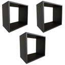 Ver imagem 3 de Conjunto 3 Nichos para Quarto Infantil Preto