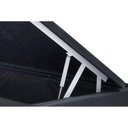 Ver imagem 2 de Cama Box Baú Viúva Loja Xerife Sintético Cinza 41x128x188