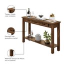 Ver imagem 3 de Aparador Rústico para Sala de Estar 150cm W01 Tampo com Cerâmica Madeira Maciça Imbuia Clique Chique