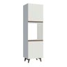 Torre-Quente Armário de Cozinha 60 cm 2 Portas Branco Reims Madesa - 2