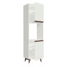 Torre-Quente Armário de Cozinha 60 cm 2 Portas Branco Reims Madesa - 4