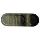 Ver imagem 1 de Petisqueira Bari Quartzito Verde Bamboo Polido