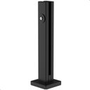 Ver imagem 1 de Kit 5 Torre Guarda Corpo Coluna Pinça Preto 40cm para Vidro