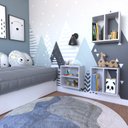 Ver imagem 2 de Conjunto 3 Nichos Prateleira para Quarto Infantil