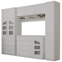 Ver imagem 2 de Quarto Infantil Phoenix Baby com Guarda-roupa Modulado e Cômoda Eloísa 4 Peças Branco