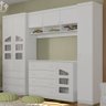 Quarto Infantil Phoenix Baby com Guarda-roupa Modulado e Cômoda Eloísa 4 Peças Branco - 1