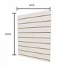 Painel canaletado branco mdf mdf canaletado painel mdf loja kit Painel canaletado placas Painel - 1