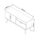 Ver imagem 7 de Rack Sirius 1.6 para Sala Tv 60 Polegadas - 3 Cores:alecrim/cinamomo
