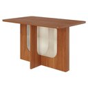 Ver imagem 1 de Mesa de Jantar 4 Lugares Tampo Mdf 130x80 Cm 20584 Cinamomo Molci