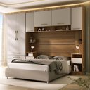 Ver imagem 1 de Quarto 6 Portas 6 Gavetas Cab Qn Paris Master Luciane Móveis Avelã Pf-cinammon Pf
