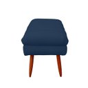 Ver imagem 5 de Puff Aparador Estofado Italy Decorativo Veludo Azul Marinho