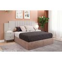 Ver imagem 7 de Cabeceira Cama Box Madeirado Casal/queen Genova Extensível C/ 4 Gavetas Branco - Panan