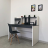 Escrivaninha Mesa Escritório com Painel France Home Office - 3