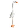 Garça Branca Grande em Cerâmica Decorativa - Casa e Jardim - 1