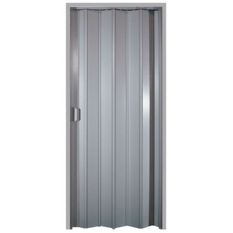 Porta Sanfonada 210x60cm Cinza 20.140 Plasflex