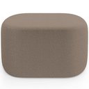 Ver imagem 3 de Kit 2 Puffs Decorativos Orgânico para Living Quarto 70cm Doha W01 Bouclê Bege - Lyam Decor