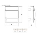 Ver imagem 7 de Quadro P/ 12 Disjuntores Pvc 328x235x107mm Sobrepor Legrand