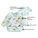 Ver imagem 7 de Unidade Babador Manga Longa Blw Baby Mundo Dino Bebê Cuidado