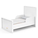 Ver imagem 5 de Jogo de Quarto Infantil com Guarda Roupa 4 Portas e Berço com Capitonê Tutto New Branco Soft - Matic