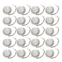 Ver imagem 1 de Kit Lâmpada Led Redonda para Coifa Plug Branco - 20 peças
