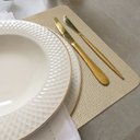 Ver imagem 2 de 8 Jogo Americano Mesa Posta Luxo Impermeável Pvc Plh Bgc