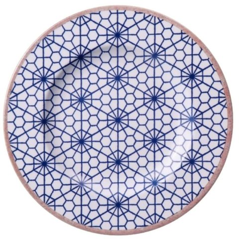 Prato Sobremesa Tramontina Abstratta Porcelana Decorada 21cm Cozinha Servir Doce