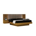 Ver imagem 2 de Cama Casal com Painel Estofado - Braga - Leifer Móveis