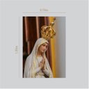 Ver imagem 3 de Adesivo Nossa Senhora De Fátima Para Quadro Ou Parede Medindo 1,00x0,65m