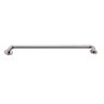 Barra de Apoio Reta Banheiro Parede Acessibilidade Segurança 40cm em Aço Inox Polido Brilhante Stain - 4