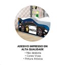 Ver imagem 5 de Cama Infantil Adesivada Divertida Quarto Menino Menina - Solteiro - Polícia Baby