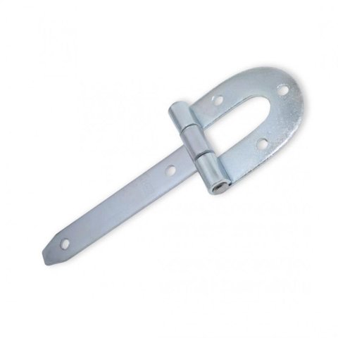 Kit 2 Dobradiça Porteira Ferradura 5" Zincada - Loth